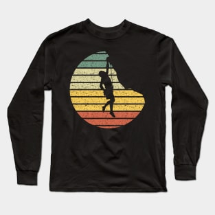 Climbing Silhouette vintage Long Sleeve T-Shirt